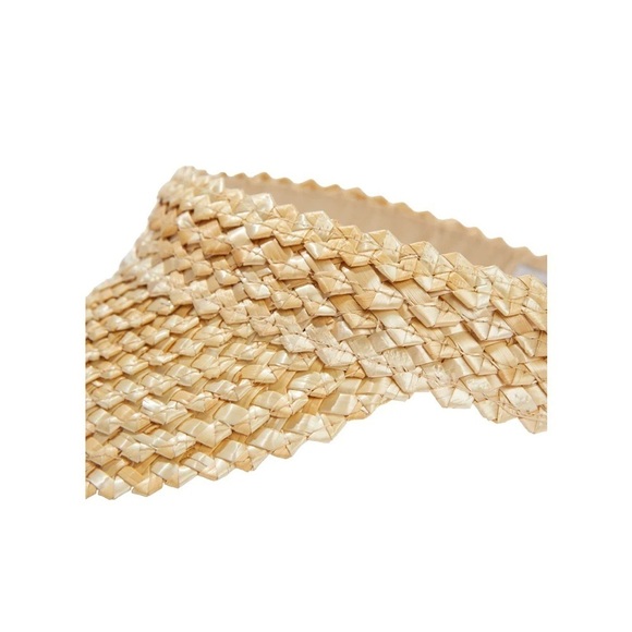 NEW Beach Riot Straw Visor Hat
